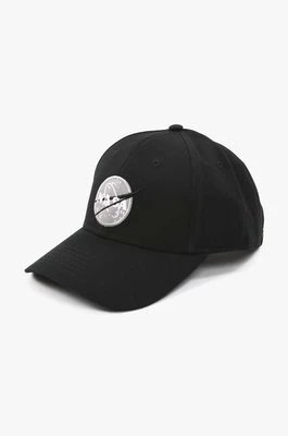 Alpha Industries czapka z daszkiem bawełniana Nasa Cap kolor czarny z aplikacją 186903.03-CZARNY