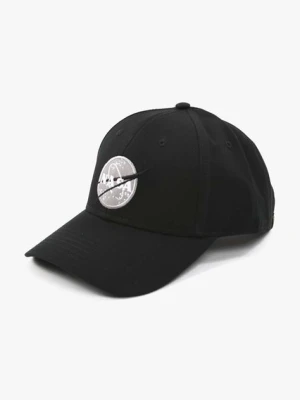 Alpha Industries czapka z daszkiem bawełniana Nasa Cap kolor czarny z aplikacją 186903.03-CZARNY