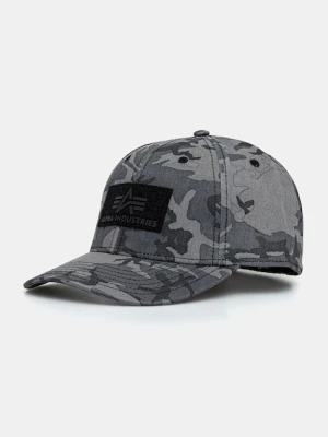 Alpha Industries czapka z daszkiem bawełniana VLC Cap Camo