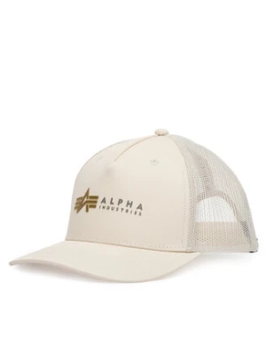 Alpha Industries Czapka z daszkiem Label 106901 Écru