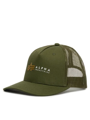 Alpha Industries Czapka z daszkiem Label 106901 Zielony