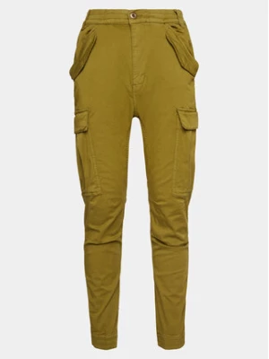 Alpha Industries Joggery Airman 188201 Zielony Tapered Fit