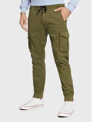 Alpha Industries Joggery Twill 116202 Zielony Regular Fit