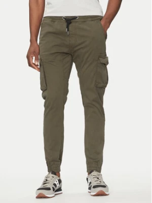 Alpha Industries Joggery Twill 116202 Zielony Regular Fit
