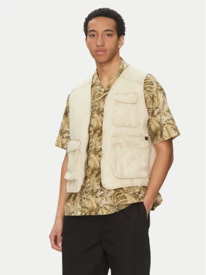 Alpha Industries Kamizelka Canvas Acid Vest 156140 Kremowy Loose Fit