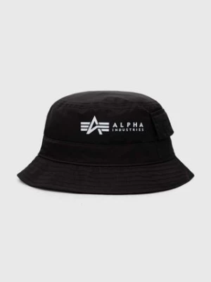 Alpha Industries kapelusz kolor czarny 116911.03-Black