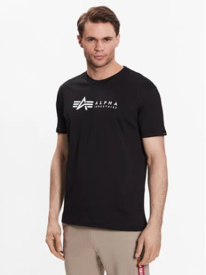 Alpha Industries Komplet t-shirtów Alpha Label 118534 Czarny Regular Fit