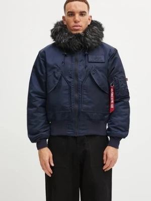 Alpha Industries kurtka 45/P Hooded Custom kolor granatowy zimowa 113145