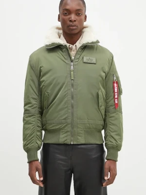 Alpha Industries kurtka B15-3 męska kolor zielony przejściowa 198122