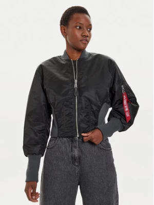 Alpha Industries Kurtka bomber 148003 Czarny Regular Fit