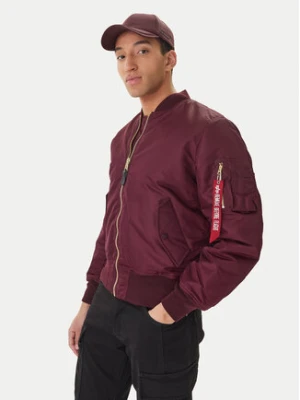 Alpha Industries Kurtka bomber 258500 Bordowy Regular Fit