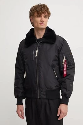 Alpha Industries kurtka bomber Injector III męski kolor czarny przejściowa 143104.03