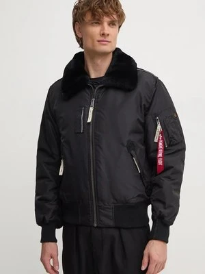 Alpha Industries kurtka bomber Injector III męski kolor czarny przejściowa 143104.03