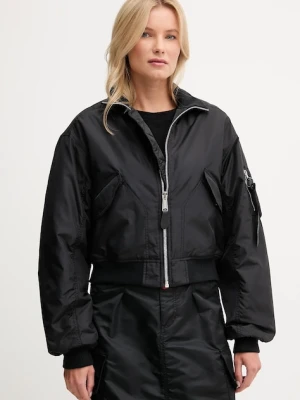 Alpha Industries kurtka bomber kolor czarny przejściowa 258010.03