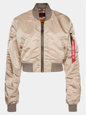 Alpha Industries Kurtka bomber MA-1 136008 Beżowy Loose Fit