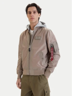 Alpha Industries Kurtka bomber Ma-1 196108 Beżowy Regular Fit