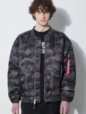 Alpha Industries kurtka bomber MA-1 CS Camo męski kolor czarny przejściowa