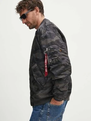 Alpha Industries kurtka bomber MA-1 CS Camo męski kolor czarny przejściowa