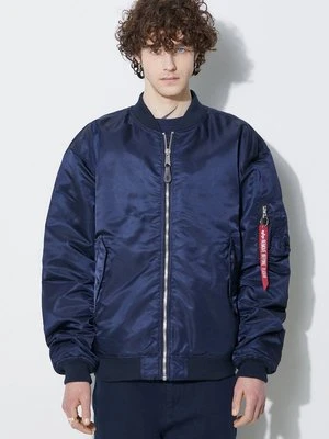 Alpha Industries kurtka bomber MA-1 CS męski kolor granatowy przejściowa oversize 136136