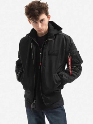 Alpha Industries kurtka bomber MA-1 D-Tec SE męski kolor czarny przejściowa 133104.515