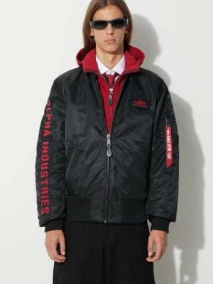 Alpha Industries kurtka bomber MA-1 D-Tec SE męski kolor czarny przejściowa 133104.94