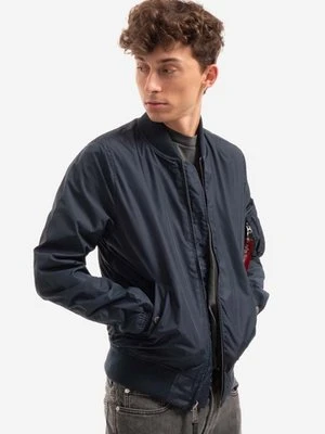 Alpha Industries kurtka bomber MA-1 TT męski kolor granatowy przejściowa 191103.07