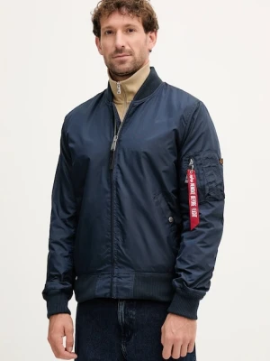 Alpha Industries kurtka bomber MA-1 TT męski kolor granatowy przejściowa 191103.07