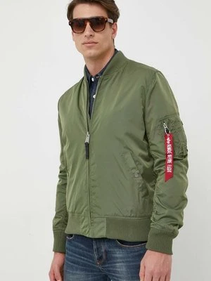 Alpha Industries kurtka bomber MA-1 TT męski kolor zielony przejściowa 191103.01