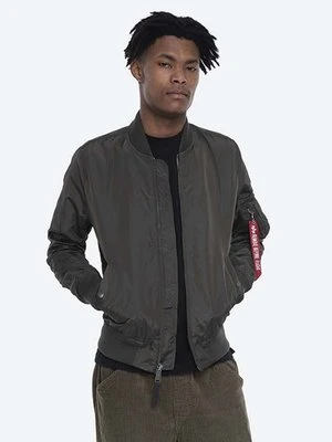 Alpha Industries kurtka bomber MA-1 TT męski kolor zielony przejściowa 191103.04-ZIELONY