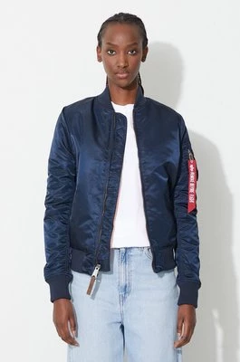 Alpha Industries kurtka bomber MA-1 VF 59 damski kolor granatowy przejściowa 133009.07-GRANATOWY