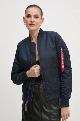 Alpha Industries kurtka bomber MA-1 VF 59 damski kolor granatowy przejściowa 133009.07-GRANATOWY