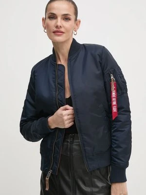 Alpha Industries kurtka bomber MA-1 VF 59 damski kolor granatowy przejściowa 133009.07-GRANATOWY