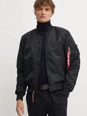 Alpha Industries kurtka bomber MA-1 VF 59 męski kolor czarny przejściowa 191118.03