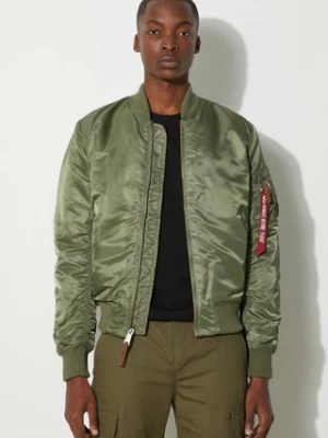 Alpha Industries kurtka bomber MA-1 VF 59 męski kolor zielony przejściowa 191118.01