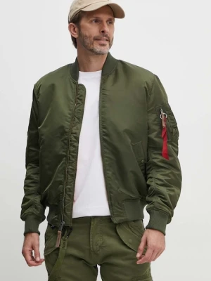 Alpha Industries kurtka bomber MA-1 VF 59 męski kolor zielony przejściowa 191118.257