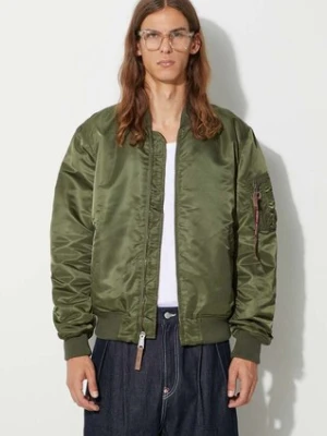 Alpha Industries kurtka bomber MA-1 VF 59 męski kolor zielony przejściowa 191118.257
