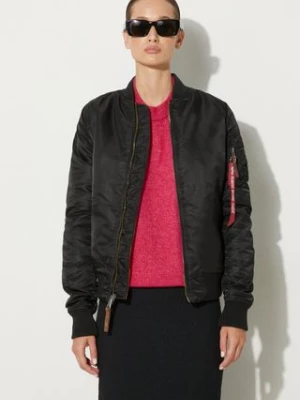 Alpha Industries kurtka bomber MA-1 VF 59 Wmn damski kolor czarny przejściowa