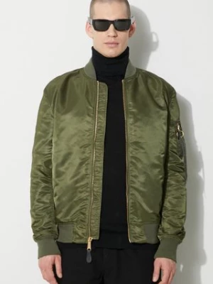 Alpha Industries kurtka bomber MA-1 VF męski kolor zielony przejściowa 156101