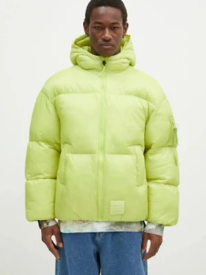 Alpha Industries kurtka Cloud Puffer Bomber męska kolor zielony zimowa oversize 148130