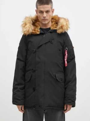 Zdjęcie produktu Alpha Industries kurtka Explorer męska kolor czarny zimowa 193128.03
