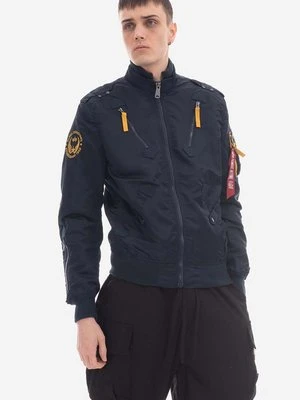 Alpha Industries kurtka Falcon II 156109 07 męska kolor granatowy przejściowa 156109.07-GRANATOWY