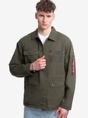 Alpha Industries kurtka Field Jacket LWC 136115 136 męska kolor szary przejściowa 136115.136-SZARY