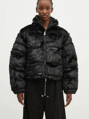 Alpha Industries kurtka Fur Puffer damska kolor czarny zimowa 148002