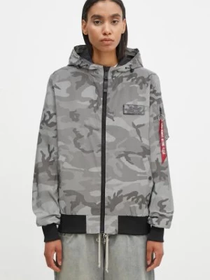 Alpha Industries kurtka kolor szary przejściowa 126138RC.125-SZARY