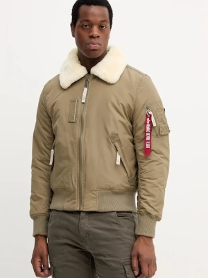 Alpha Industries kurtka kolor zielony przejściowa 143104.24