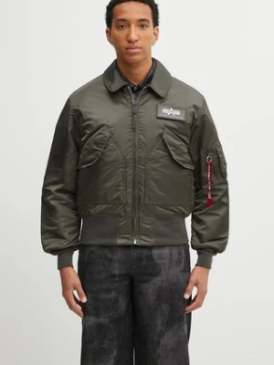 Alpha Industries kurtka męska kolor szary zimowa