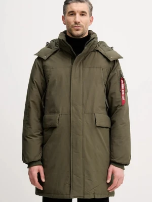 Alpha Industries kurtka męska kolor zielony zimowa 148124