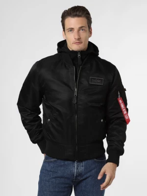 Alpha Industries Kurtka męska Mężczyźni Sztuczne włókno czarny jednolity,