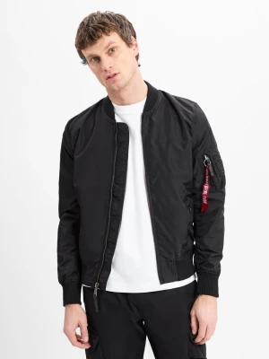 Alpha Industries Kurtka Mężczyźni Sztuczne włókno czarny jednolity,