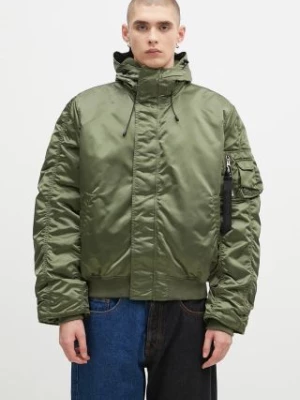 Alpha Industries kurtka N-2B UV męska kolor zielony zimowa 148133UV
